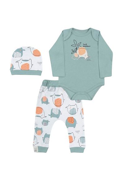 falcomini Baby Boy 3Rd Bodysuit Set 0/9 Months