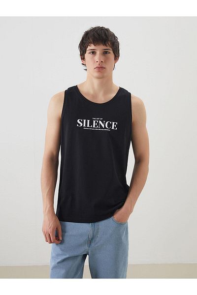 LC Waikiki Xside Crew Neck Printed Men's Sleeveless T-Shirt (S5)