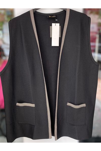 BİLGENS BUTİK Women's Steel Knit Vest
