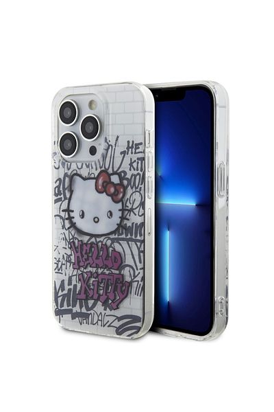 Hello Kitty Carcasă pentru iPhone 13 Pro, rezistentă IML, - albă