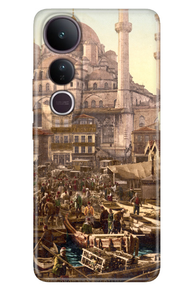 ADACASE Case for Vivo V50 Lite 5g Color Silicone Printed Tpu Istanbul