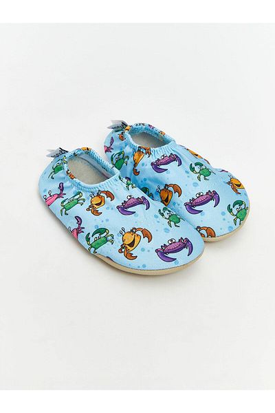 LC Waikiki Pantofi de mare pentru bebeluși cu imprimeu SLIP/STOP (S5)