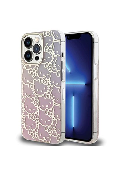 Hello Kitty Case for iPhone 15 Pro, Hardcase IML, Hello Kitty - Pink