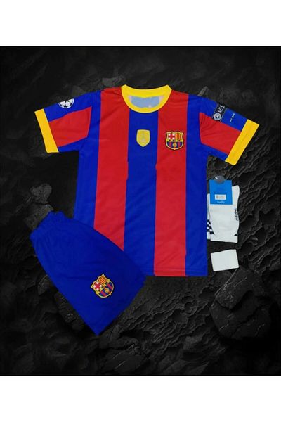 DAYIBALI DÜKKAN DAYIBALI FCB 2011 نهائي دوري أبطال أوروبا جيرارد بيك نوستالجيا للأطفال طقم من 4 قطع