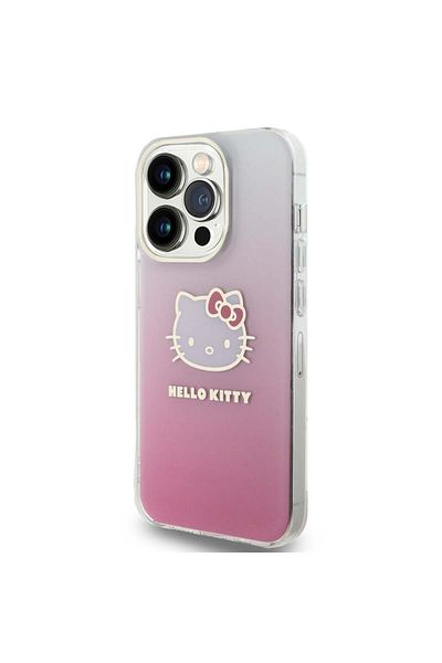 Hello Kitty Case for iPhone 15 Pro, Hardcase IML, Hello Kitty - Pink