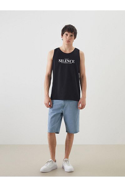 LC Waikiki Xside Crew Neck Printed Men's Sleeveless T-Shirt (S5)
