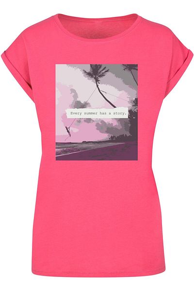 Merchcode Damen Ladies Summer - Every Summer Has A Story T-shirt