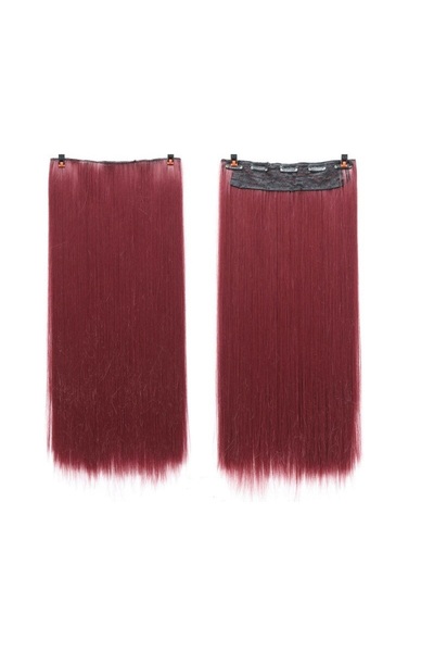 animis beauty Extensii de par Visinii / Burgundy, drepte, tresa cu 5 clipsuri...