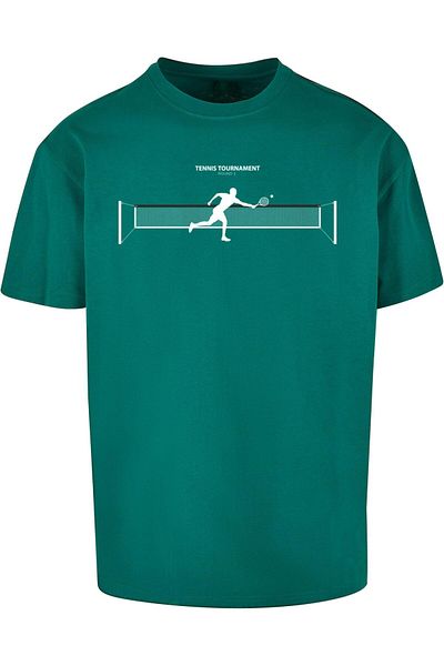Merchcode Herren Tennis Round 1 Heavy Oversized Tee