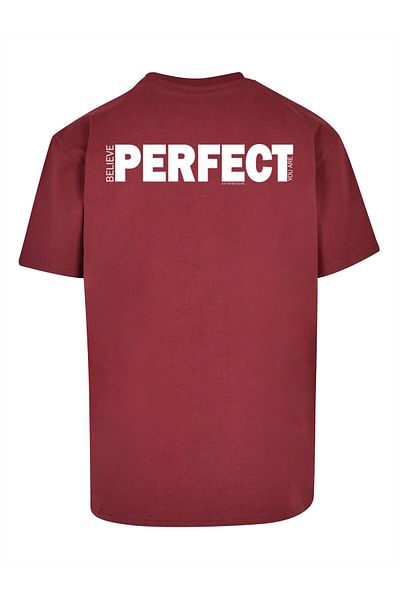 Merchcode Herren Believe Front Heavy Oversized Tee