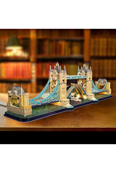 Cubic Fun - 3D Puzzle Led Tower Bridge 222 Pieces