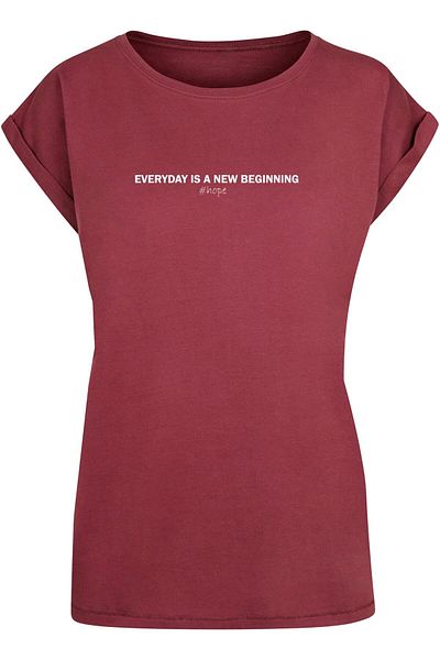 Merchcode Damen Ladies Hope Extended Shoulder Tee