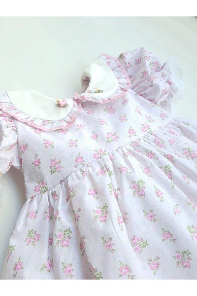 ikokokids Pink Flower Detailed Baby Collar Slopet