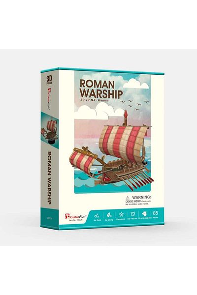 Cubic Fun - 3D Puzzle Romanian Warship 85 Pieces