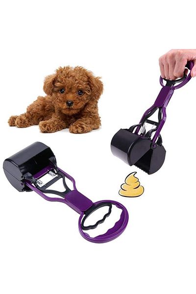 REDz Accessories Clește pentru deșeuri animale, mâner ergonomic, portabil, violet