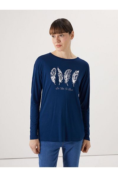 LC Waikiki Crew Neck Printed Women's T-Shirt