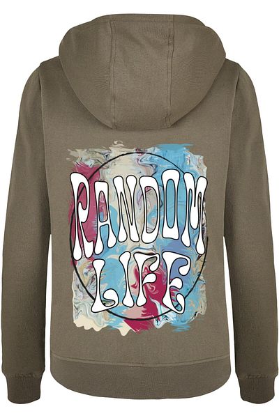 Merchcode Damen Ladies Random Life Basic Hoody