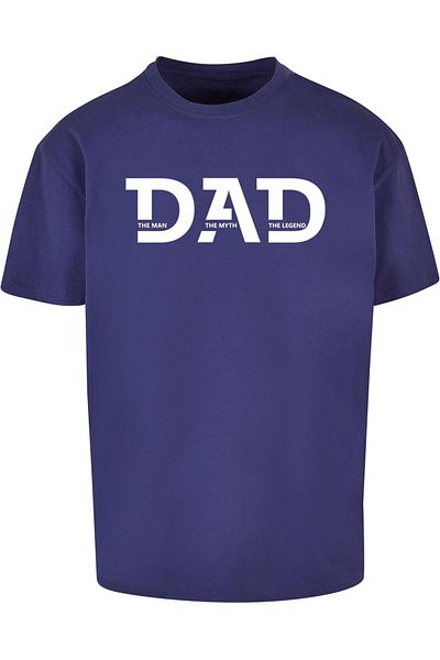 Merchcode Herren Fathers Day – The Man, The Myth, The Legend Heavy Oversize T-Shirt