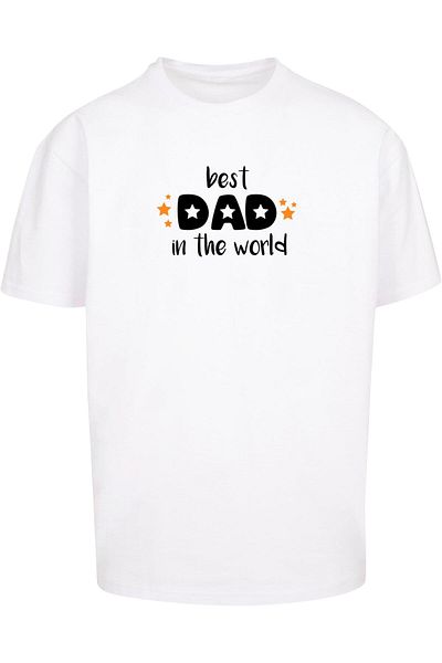 Merchcode Herren Fathers Day - Best Dad In The World Heavy Oversize Tee