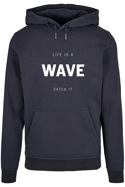 Merchcode Herren Summer - Life Is A Wave Basic Hoody