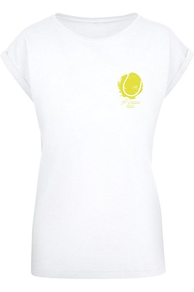 Merchcode Damen Ladies Its Tennis Time Extended Shoulder Tee