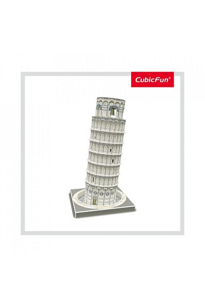 Cubic Fun - 3d Puzzle The Leaning Tower Of Pisa (MEDIUM LEVEL 27 PIECES)