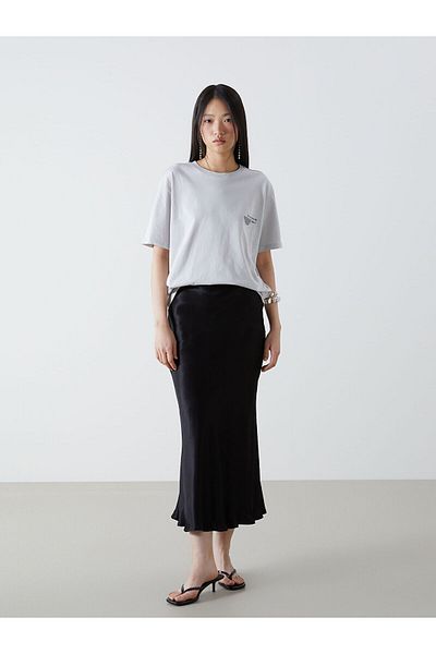 LC Waikiki Crew Neck Printed Oversize Women's T-Shirt