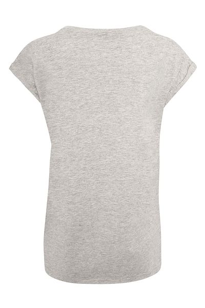 Merchcode Damen Ladies Good Vibes Only Extended Shoulder Tee