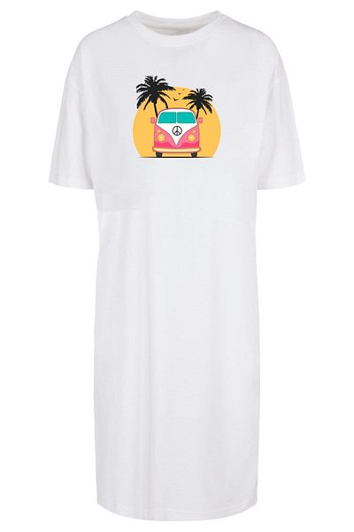 Merchcode Damen Ladies Summer - Van Oversized Slit Dress