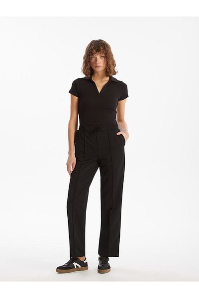 LC Waikiki Tricou de damă cu textura gât polo