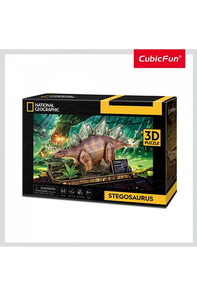 Cubic Fun - 3D Puzzle Stegosaurus 62 Pieces