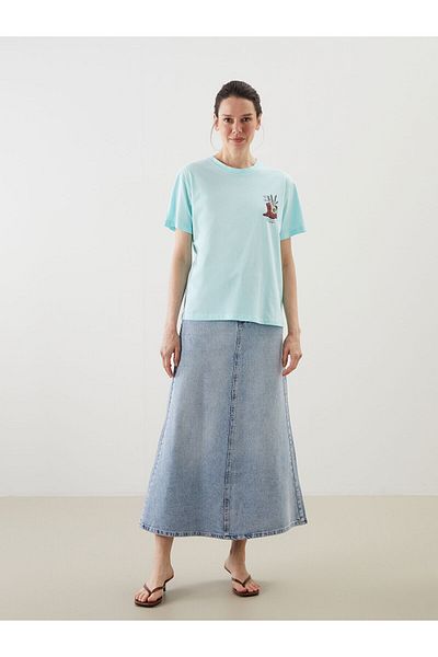 LC Waikiki Crew Neck Printed Women's T-Shirt