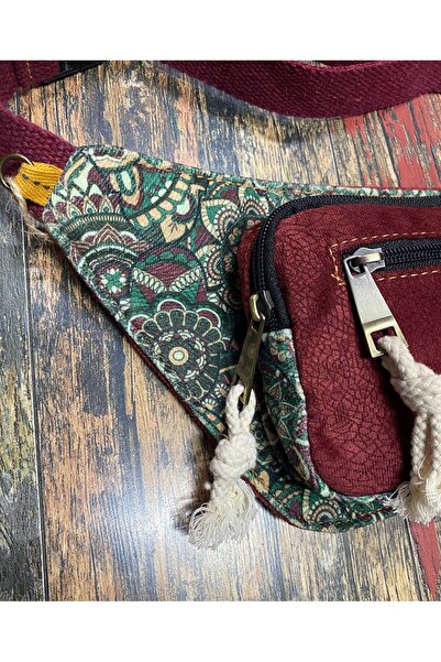 Street Bag Ethnic Authentic Bohemian Daily Travel Waist Bag Multi-Pocket Water Resistant