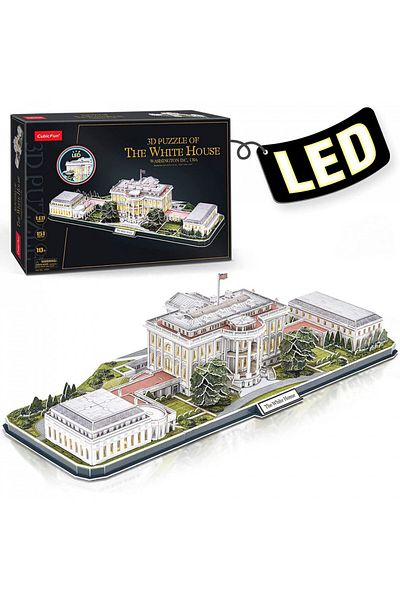 Cubic Fun - White House 3D Led Puzzle 151 pieces