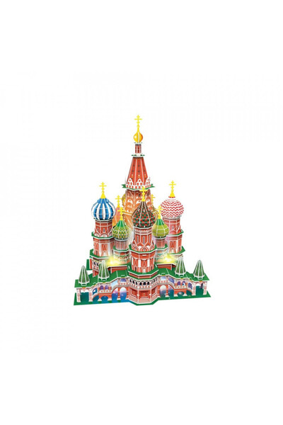 Cubic Fun - 3D Led Puzzle St. Basil Cathedral 224 Pieces