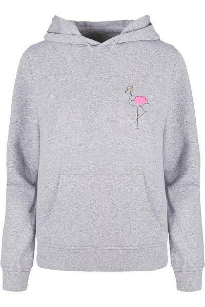 Merchcode Damen Ladies Flamingo Basic Hoody