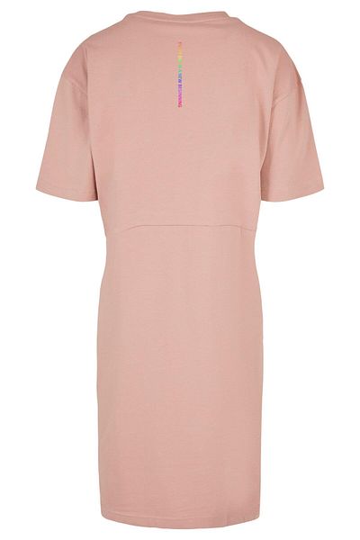 Merchcode Damen Ladies Hope Rainbow Oversized Slit Tee Dress