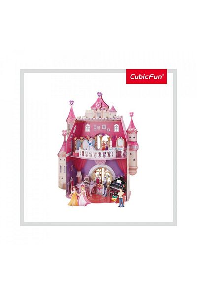 Cubic Fun Cubic Fun - 3D Puzzle + Stickers Princess Birthday 95 Pieces