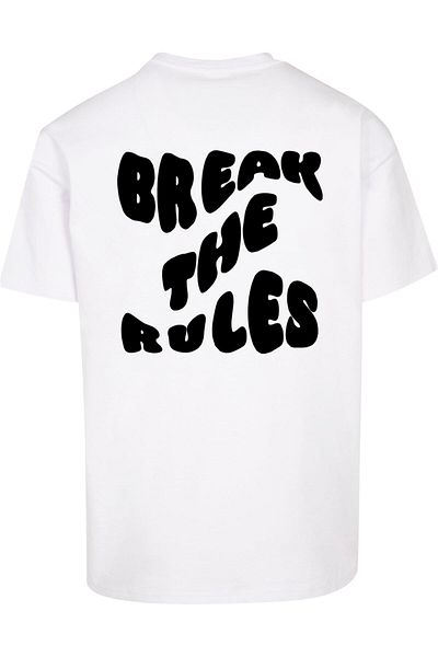 Merchcode Herren Break The Rules Heavy Oversize Tee