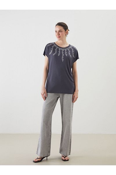 LC Waikiki Crew Neck Printed Women's T-Shirt