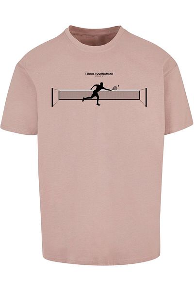 Merchcode Herren Tennis Round 1 Heavy Oversized Tee