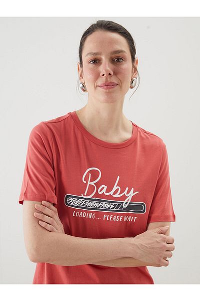 LC Waikiki Tricou de maternitate imprimat cu decolteu