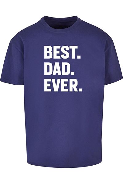 Merchcode Herren Fathers Day - Best Dad Ever Heavy Oversize Tee