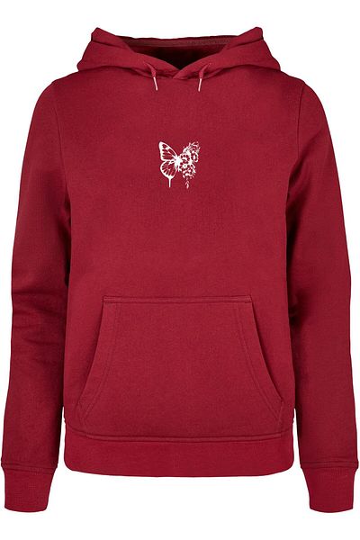 Merchcode Damen Ladies Flowers Bloom Basic Kapuzenpullover
