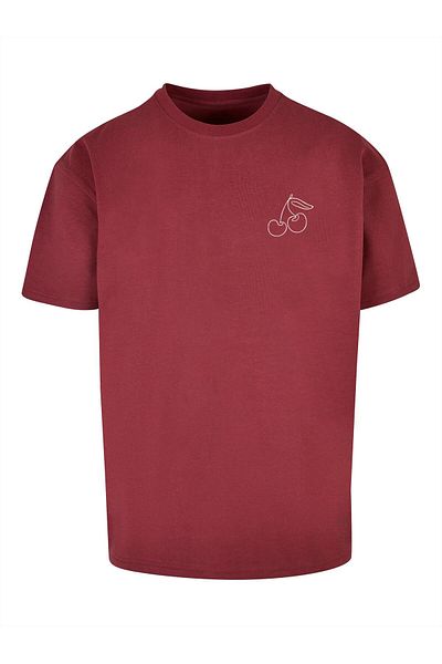 Merchcode Herren Cherry Heavy Oversize Tee