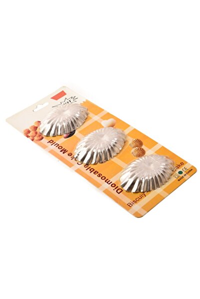 Generic 6-piece aluminum cupcake molds