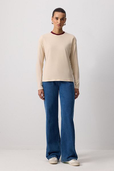 Touché Privé Ribbon Collar T-Shirt