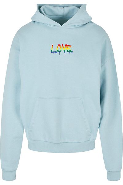 Merchcode Oversize-Kapuzenpullover „Love“ aus Teddyfell
