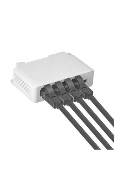 NOVACOM NVC-AT13F-A 10/100Mbps 1/3 POE Extender 100mt 30W İç Ortam