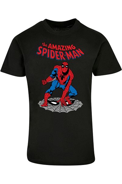 ABSOLUTE CULT Herren Marvel Universe - The Amazing Spider-man Crewneck